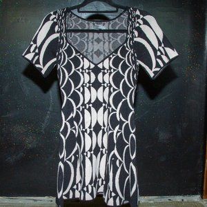 Anthropologie Mini Skater Sweater Dress